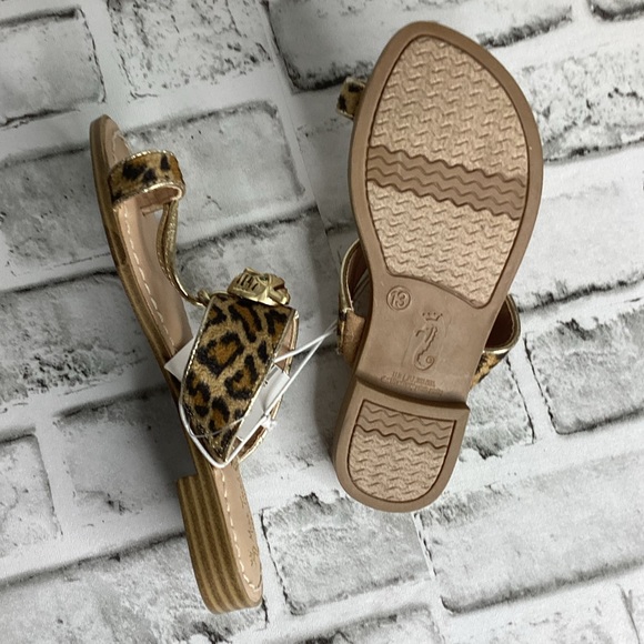 Miss Trish little girl leopard sandals size 13 - Picture 6 of 6